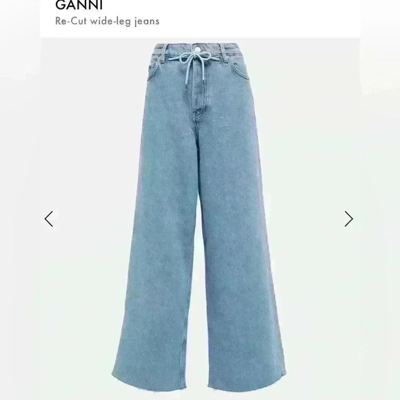 Ganni Denim - Ganni Re Cut Wide Leg Jeans
